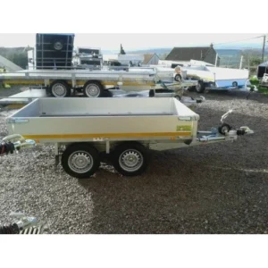 Eduard Plattformanhänger 256×150, Bordwände 30 cm, zGG 2.000 kg