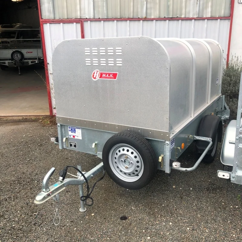 Ifor Williams P7e Viehanhänger, einachsig, Innenhöhe 1,12 m – Bild 2